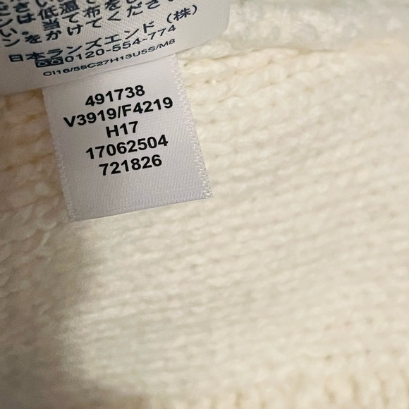 L.L. Bean Women’s Double Cable Crewneck Sweater - Picture 9 of 9